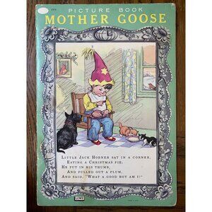 Vintage Lowe Mother Goose Picture Book
